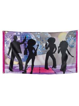 Pancarta Disco Party de 150 x 90 cm
