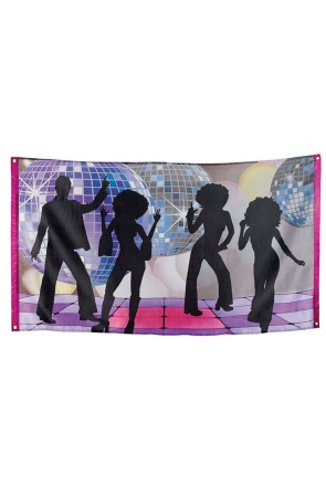 Pancarta Disco Party de 150 x 90 cm