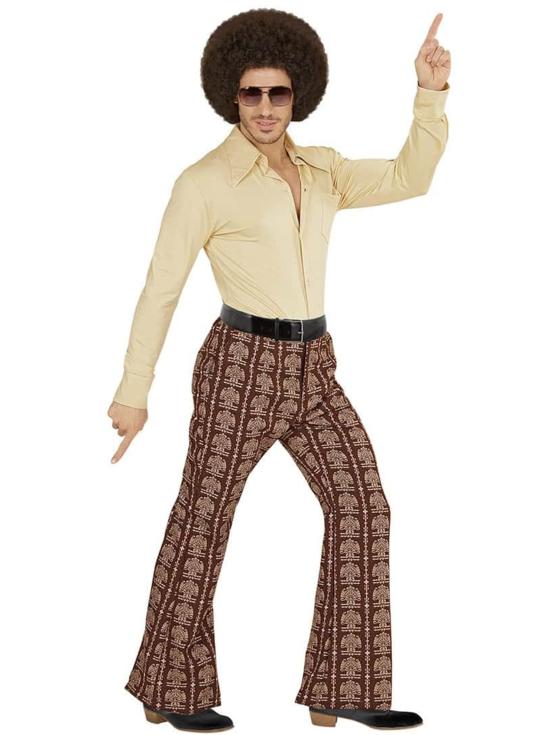 Pantalones  Hombre Años 70 Groovy Old