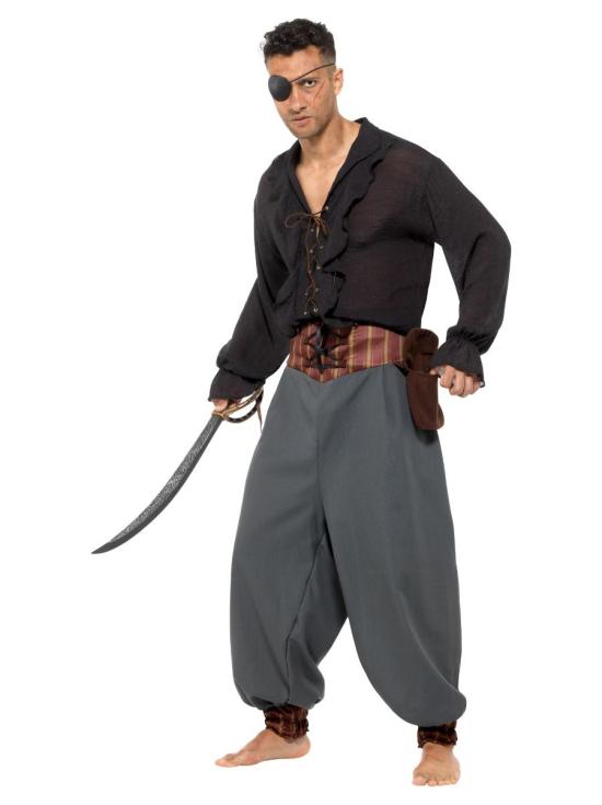Pantalones Bombachos Pirata para Adulto