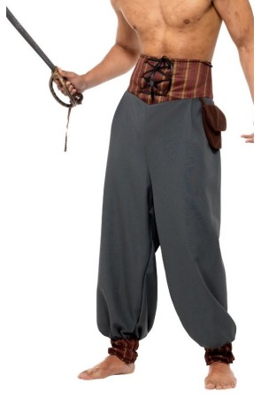 Pantalones Bombachos Pirata para Adulto