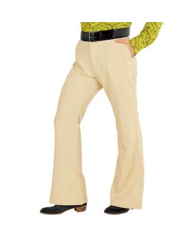 Pantalones de Hombre Años 70 Groovy Beige