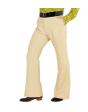 Pantalones de Hombre Años 70 Groovy Beige
