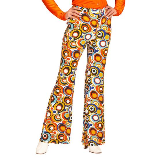 Pantalones de Mujer Años 70 Groovy Bubbles Pantalones de Mujer Años 70 Groovy Bubbles