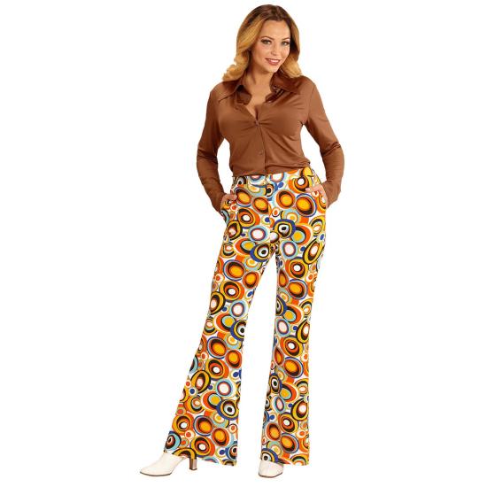 Pantalones de Mujer Años 70 Groovy Bubbles Pantalones de Mujer Años 70 Groovy Bubbles