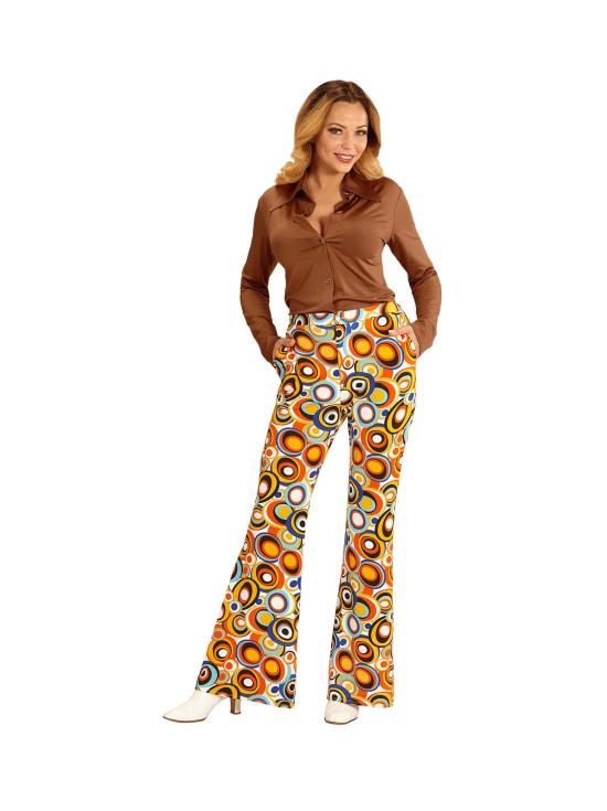 Pantalones de Mujer Años 70 Groovy Bubbles