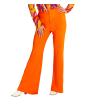 Pantalones de Mujer Años 70 Groovy Naranja