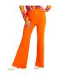 Pantalones de Mujer Años 70 Groovy Naranja