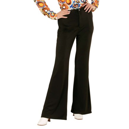 Comprar Pantalones de Mujer Años 70 Groovy Negro* > Accesorios Textiles para Disfraces > para Disfraces > Pantalones para | Tienda de disfraces en disfracestuyyo.com