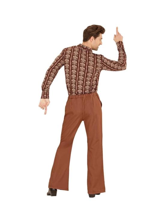 Pantalones de Hombre Años 70 Groovy Marrón*