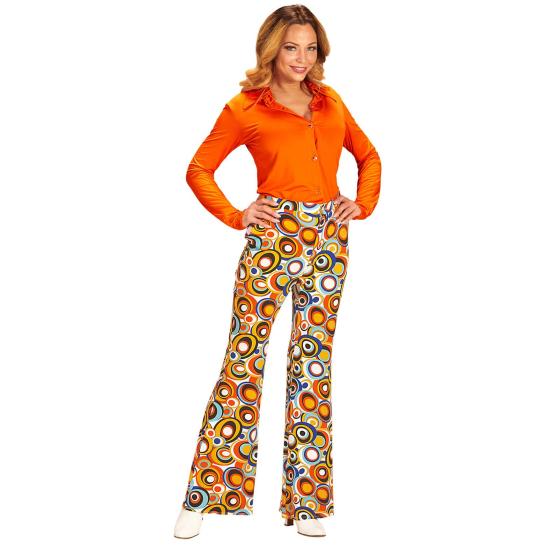 Pantalones de Mujer Años 70 Groovy Bubbles Pantalones de Mujer Años 70 Groovy Bubbles