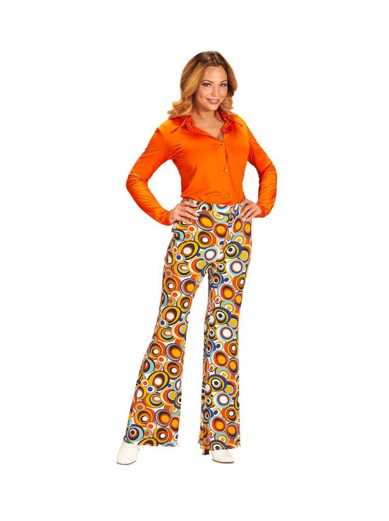 Pantalones de Mujer Años 70 Groovy Bubbles