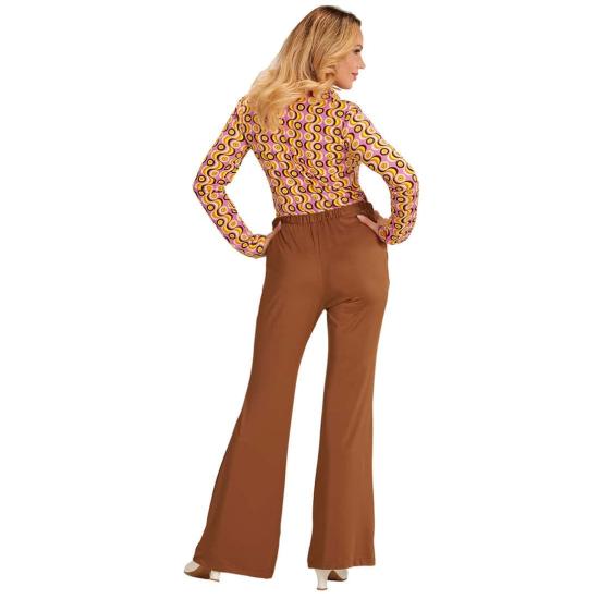 Pantalones de Mujer Años 70 Groovy Marrón*