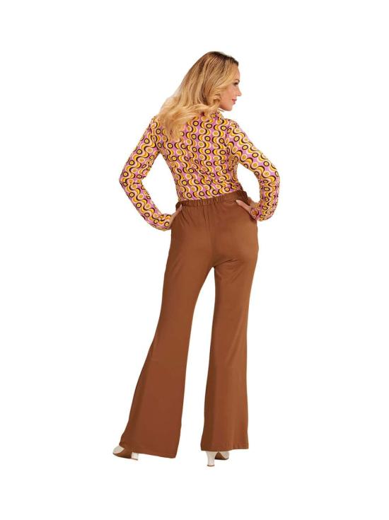 Pantalones de Mujer Años 70 Groovy Marrón*