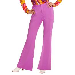 Pantalones Mujer Años 70 Púrpura