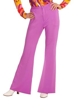 Pantalones Mujer Años 70 Púrpura
