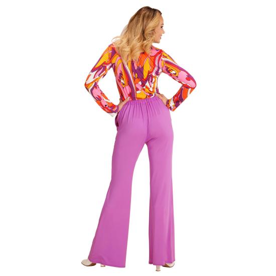 Pantalones Mujer Años 70 Púrpura