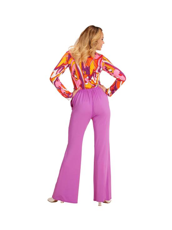 Pantalones Mujer Años 70 Púrpura