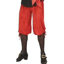Pantalones Terciopelo para Disfraces Rojos