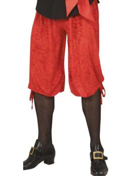 Pantalones Terciopelo para Disfraces Rojos