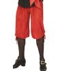 Pantalones Terciopelo para Disfraces Rojos