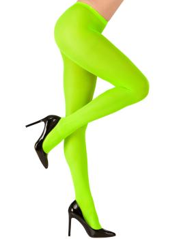Pantys  fluorescente  mujer verde