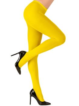 Pantys  fluorescente para mujer Amarillo