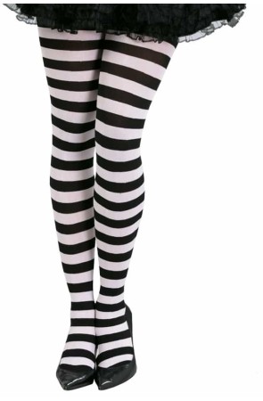 Pantys rayas Blancas y Negras.