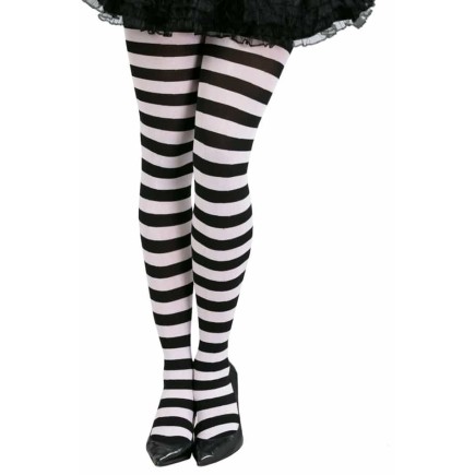 Pantys rayas Blancas y Negras.