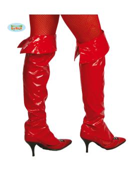 Par de cubre botas rojas