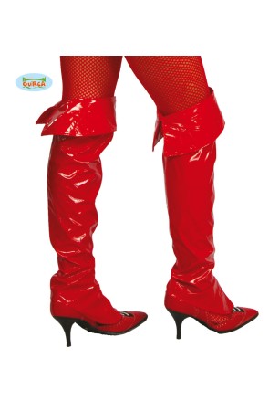 Par de cubre botas rojas
