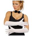 Par de Guantes Blancos 45 cms .