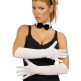 Par de Guantes Blancos 45 cms .