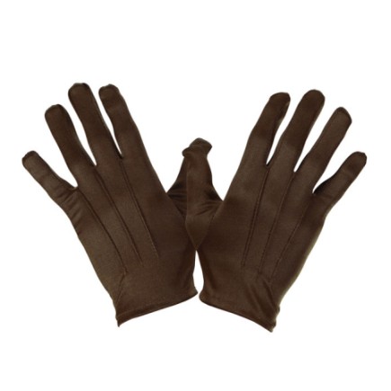 Par de guantes Marrones  25cm