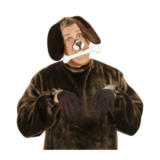 Par de guantes Marrones  25cm