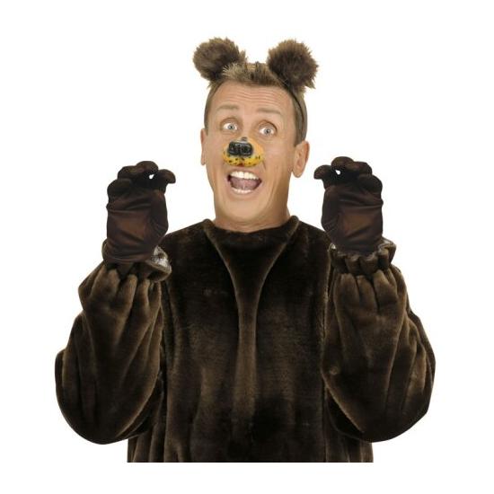 Par de guantes Marrones  25cm