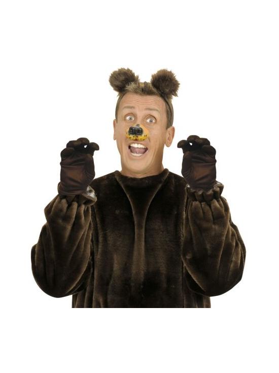 Par de guantes Marrones  25cm
