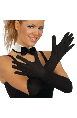 Par de Guantes Negros 45 cms