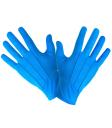 Par de guantes Turquesa 25cm