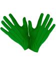 Par de guantes Verdes 25cm