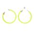 Par de Pendientes amarillo  Fluorescentes