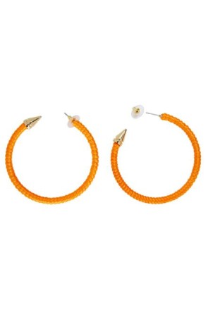 Par de Pendientes naranja  Fluorescentes