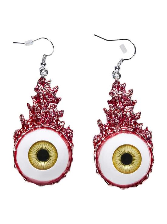 Par Pendientes Ojo Sangriento,