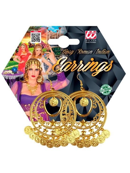 Par de Pendientes Oro con Monedas