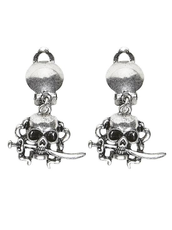 Par de Pendientes Pirata con Calaveras
