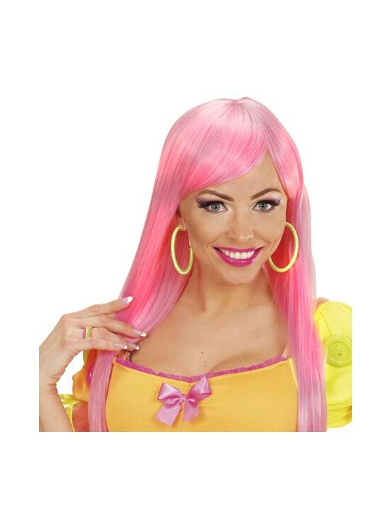 Par de Pendientes Verdes Fluor