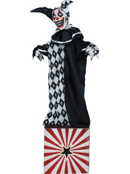 Payaso Terrorífico con Caja, Luz, Sonido y Movimiento 170 cm