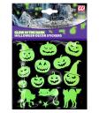 Pegatinas Glow in the Dark Halloween Decor de 21 x 15 cm
