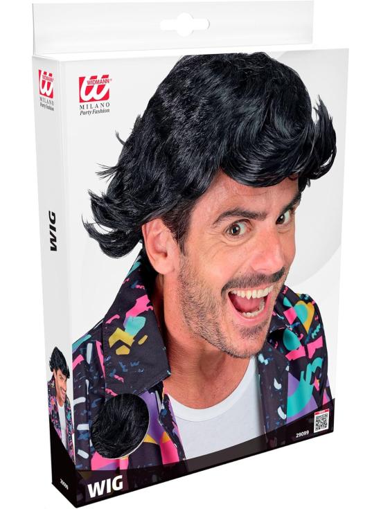 Peluca Ace Ventura para Hombre – Estilo Detective Privado Divertido