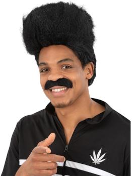 Peluca Afro Alta Años 90 para Disfraz Retro